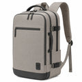 Sac à dos 45 x 30 x 20 cm en tissu synthétique gris à compartiments pour travail et voyage