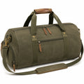 Sac de voyage 50 x 25 x 28 cm toile vert kaki bandoulière style vintage
